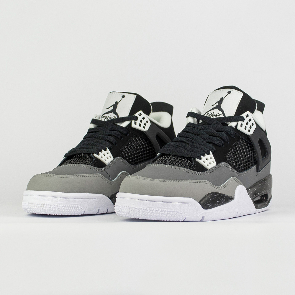 Кроссовки Nike Air Jordan 4 Retro Wmns Black / Grey Qual.