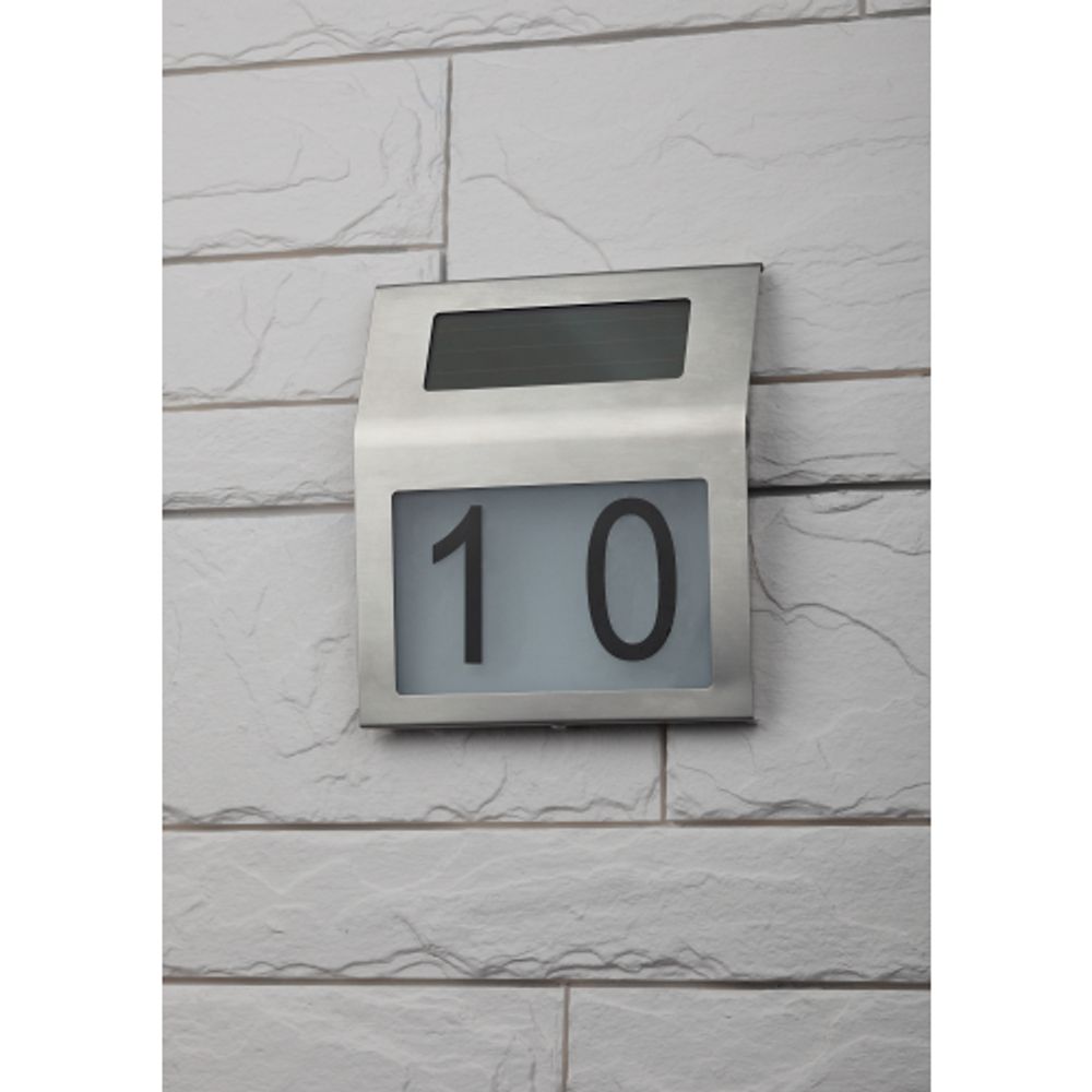 ERAFS048-09 ЭРА Номер дома с подсветкой, на солнечной батарее, 2LED