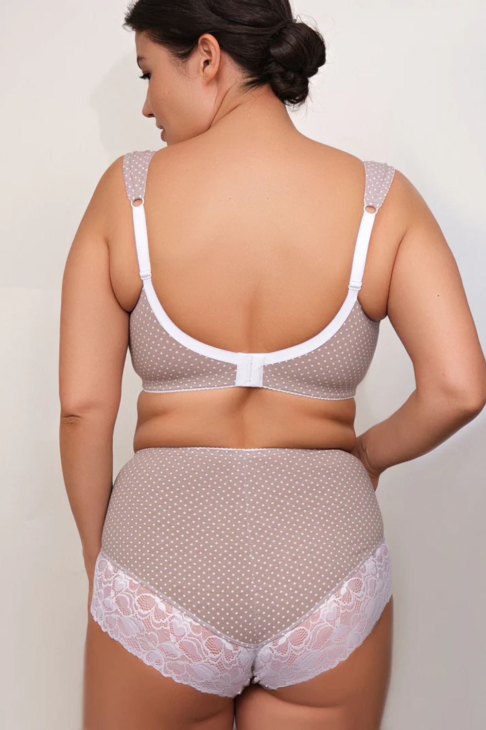 2911/C трусы "Кофейный в горошек"