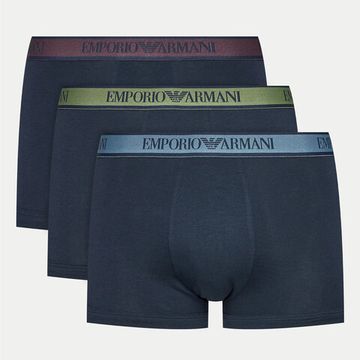 Набор мужских трусов хипсов 3в1 темно-синие Emporio Armani 111357_4F717 70435