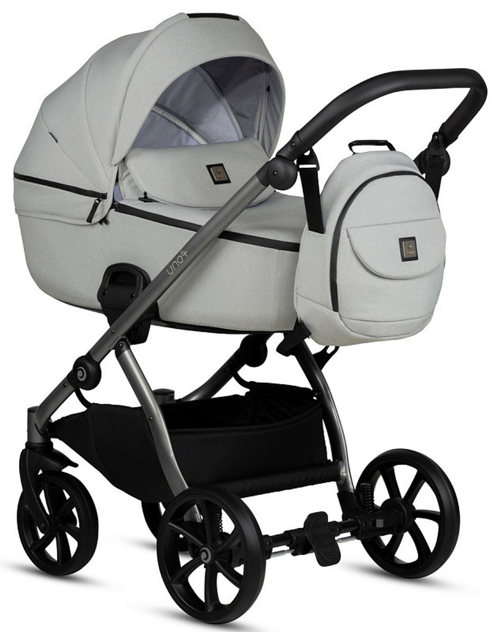 Детская коляска Tutis Uno 5 Plus Essential collection 3 в 1 с автокреслом Elo Lux EduSky Black 1402142 Risso