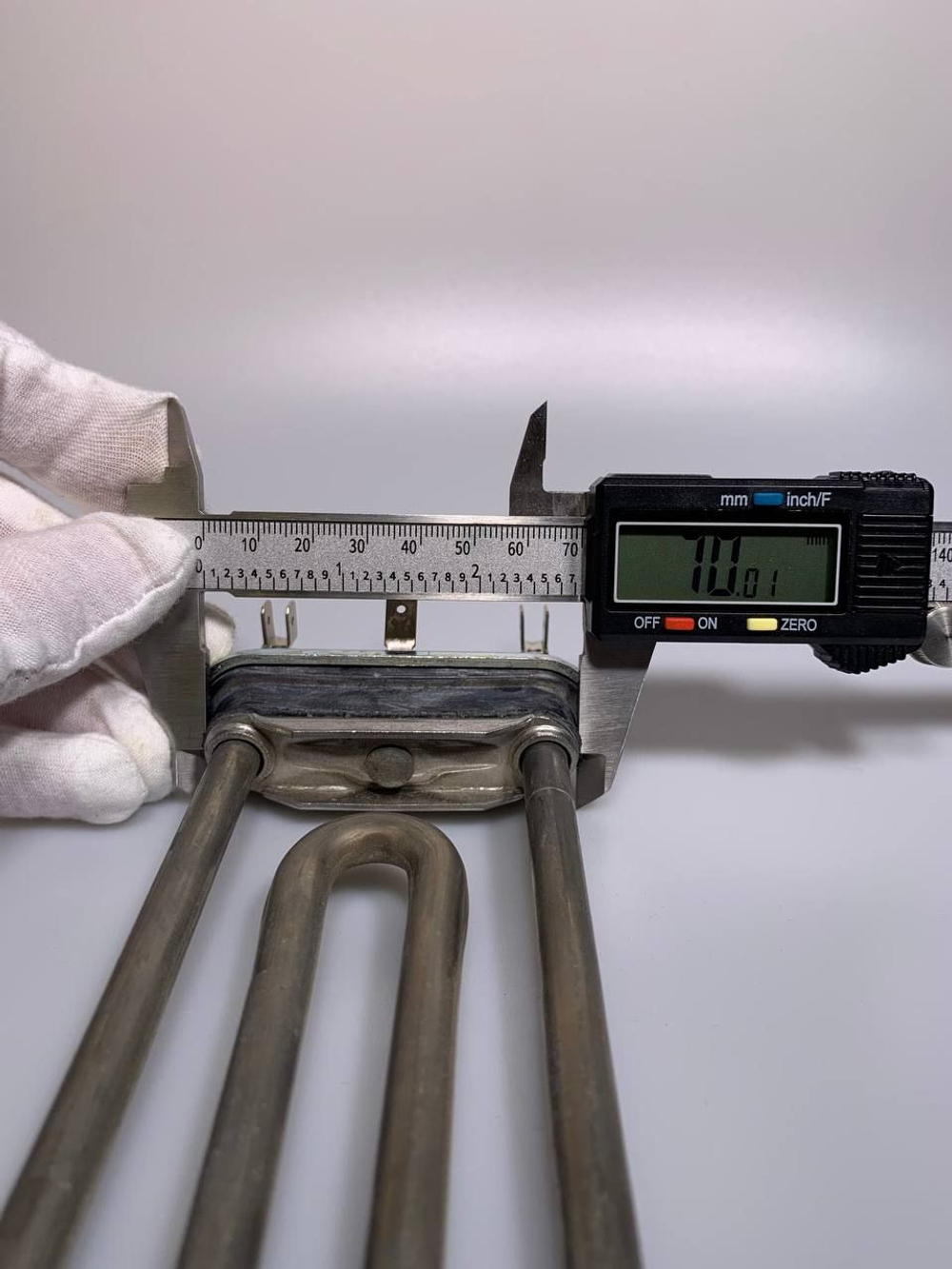 ТЭН 1750 Вт для стиральной машин чуть гнутый