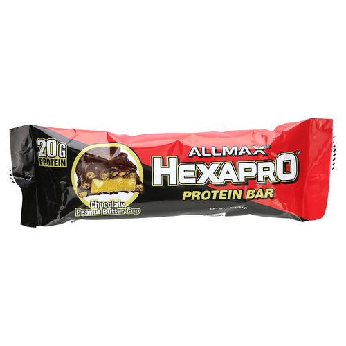 ALLMAX, Hexapro™, протеиновый батончик, шоколад и арахисовая паста, 54 г (1,9 унции)