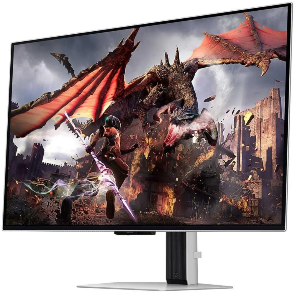 Монитор 31.5" Samsung LS32DG800SIXCI серебристый