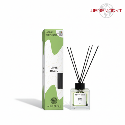 AURA FRESH Home Diffuser ЛАЙМ И БАЗИЛИК 50 мл