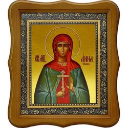 Анна Попова мученица. Икона на холсте.