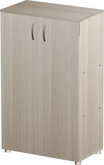 Стеллаж средний закрытый Стандарт Про ясень шимо светлый