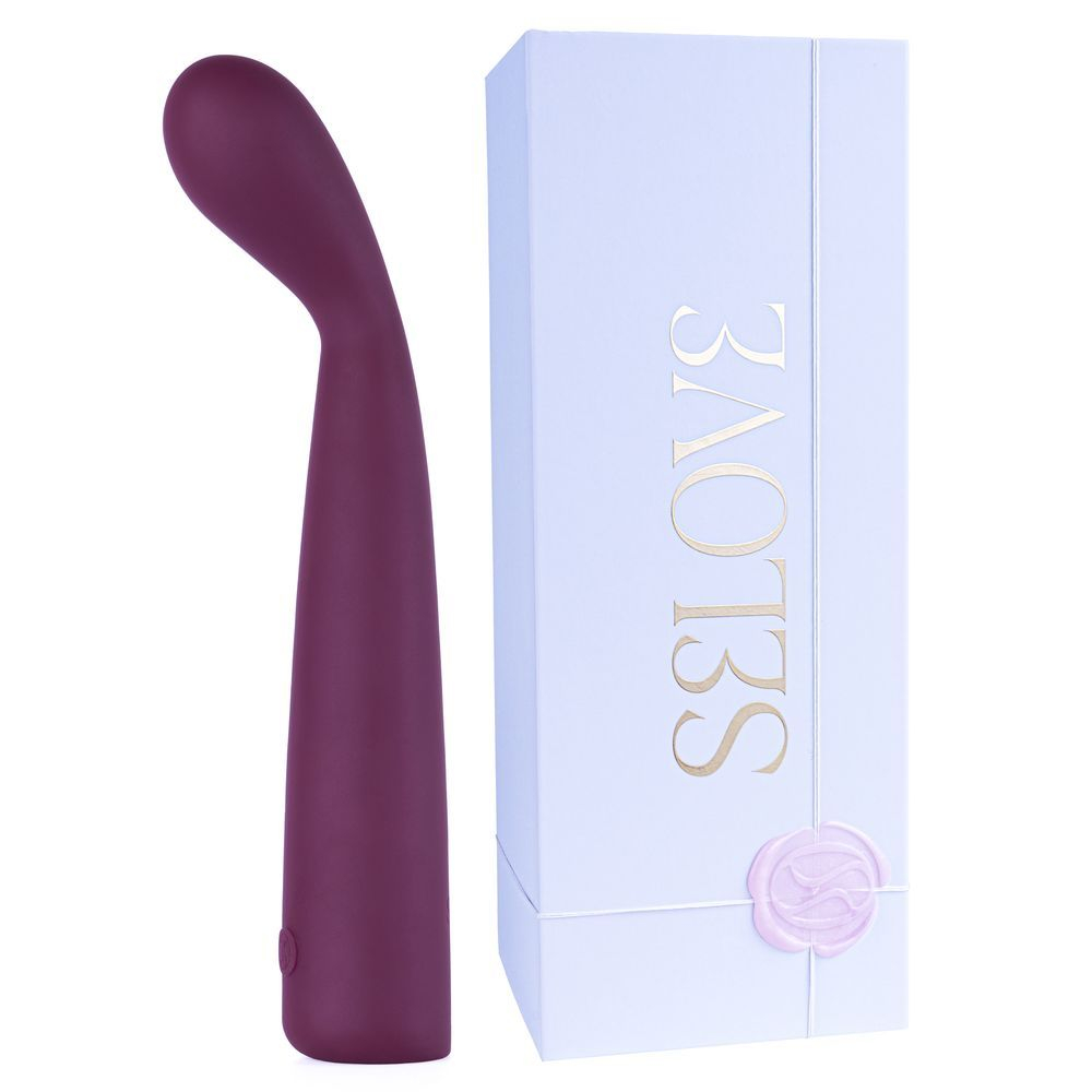 Фиолетовый изогнутый вибратор Selove TouchBend SE100 - 17,5 см. (Цвет: фиолетовый)