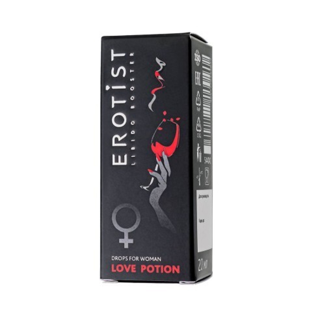 Возбуждающие капли Erotist LOVE POTION для женщин, 20 мл