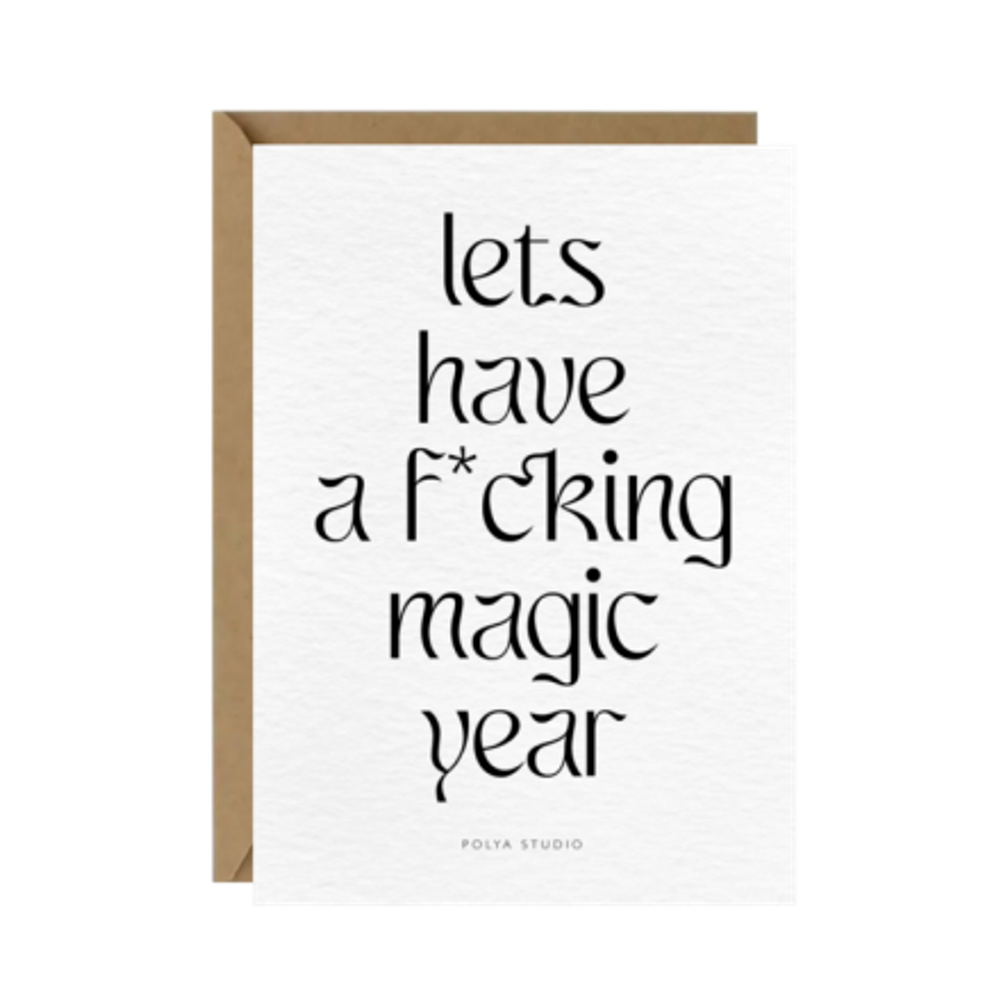 Открытка F*CKING MAGIC YEAR