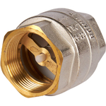 Клапан обратный ROMMER RVC-0002 - 1"1/4 (ВР/ВР, PN16, Tmax 90°C, с пластиковым седлом)