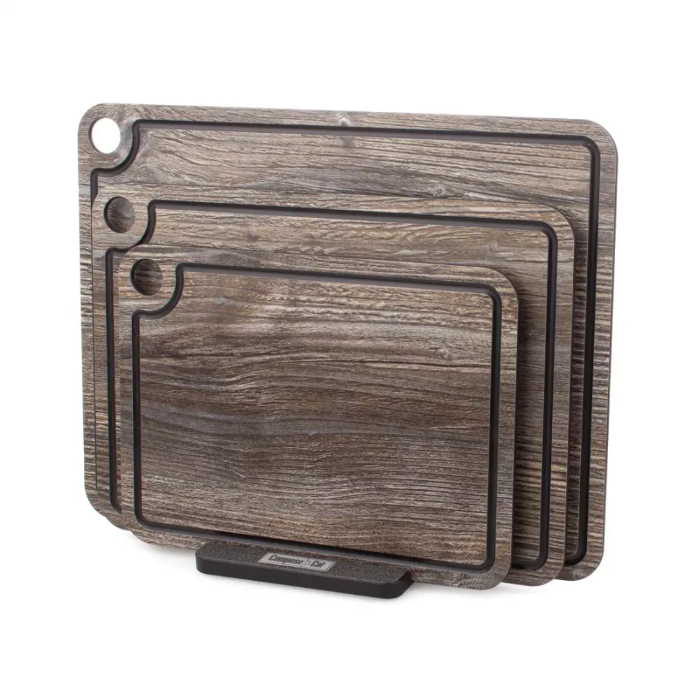 Набор разделочных досок на подставке 3шт ComposeEat Elegance дуб прованс