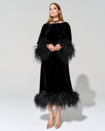 Платье Charm из премиального бархата