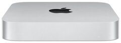 Настольный компьютер Apple Mac mini 2023 Apple M2, 16 ГБ RAM, 512 ГБ SSD, Apple graphics 10-core, MacOS, silver Z16L0002T
