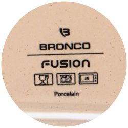 ЧАЙНАЯ ПАРА BRONCO "FUSION" 220 МЛ КРЕМОВАЯ (КОР=24НАБ.)