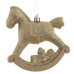GAEM Набор из 2шт, Украшение новогоднее "Лошадка", L10 W5 H11 см