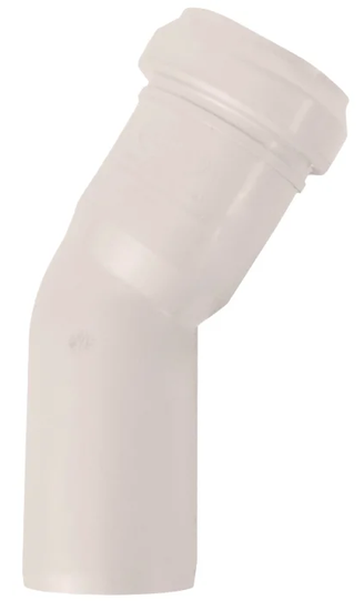 Отвод Sinikon Comfort 50 мм 30° канализационный (арт. 504027.K)