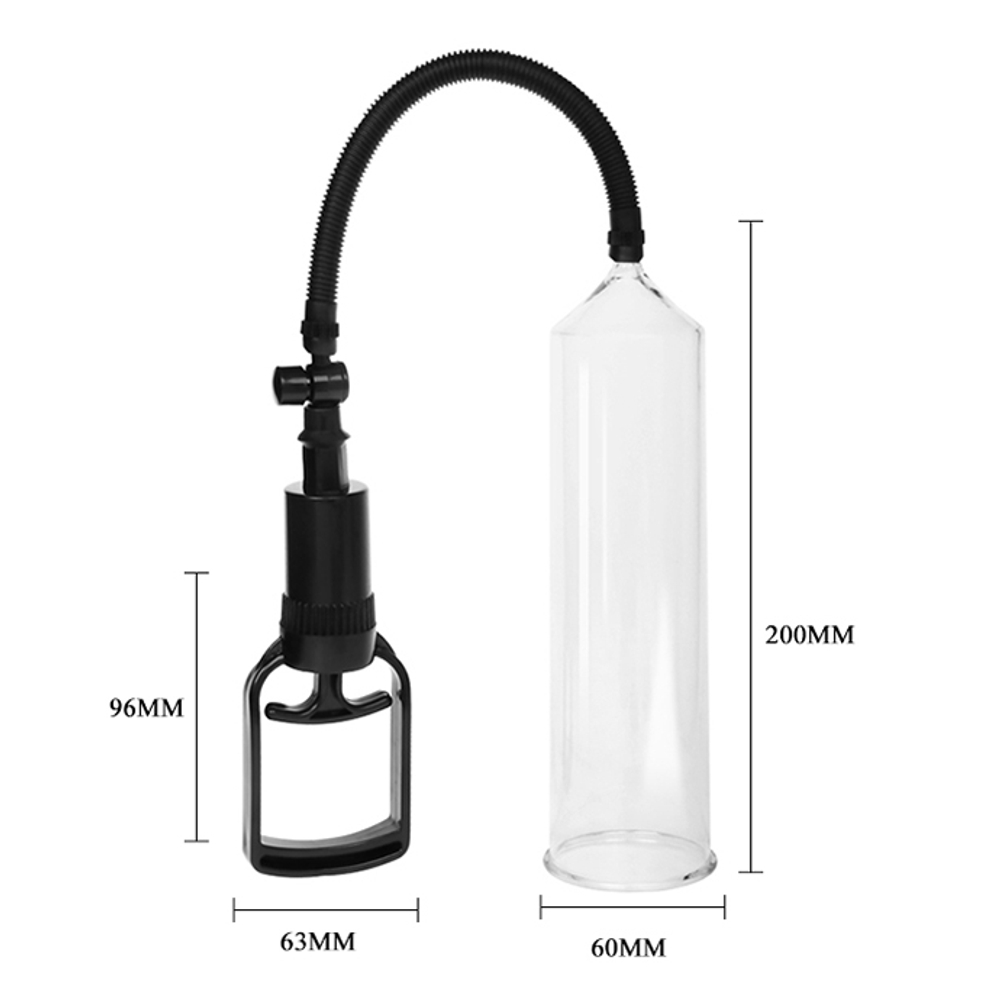 Вакуумная помпа 20см с насадками Pretty Love Penis Pump Alexander BM-010067APL