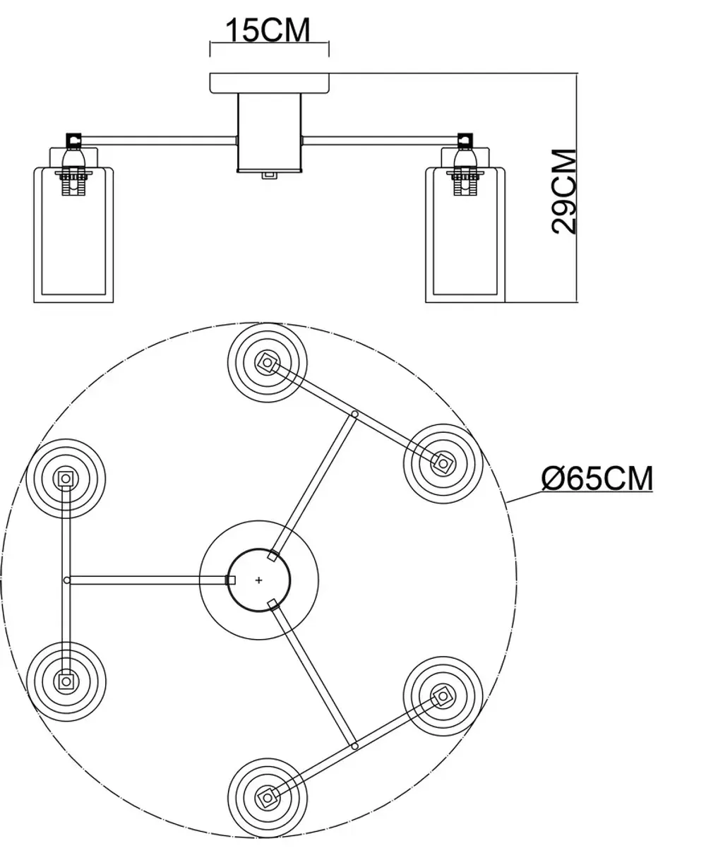 Потолочная люстра Arte Lamp