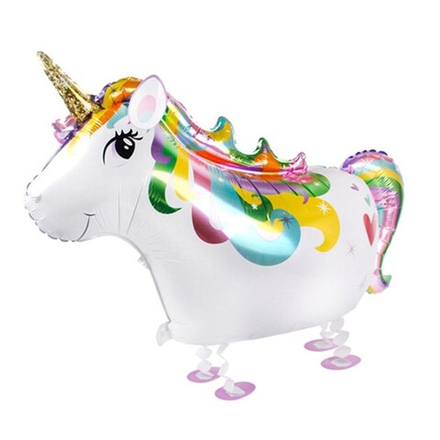 Фольгированный шар-фигура ходячая «Сказочный единорог» AIR, 81 см