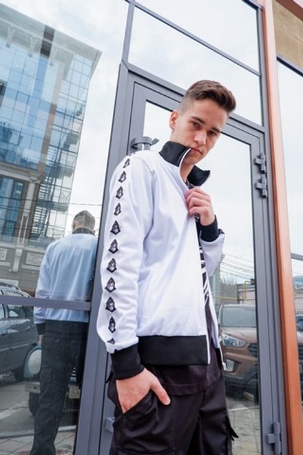 Олимпийка UNAFFECTED Лампасы Белый