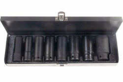 Набор головок ударных глубоких (8 пр; 12-30 мм) СЕРВИС КЛЮЧ 77401