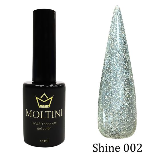 Гель-лак Moltini Shine 002, 12 ml