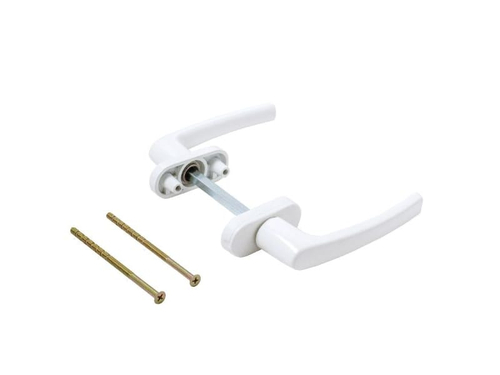 Ручка для пластиковых окон симметричная Omega BHS белая RAL-9016 (30шт/кор)