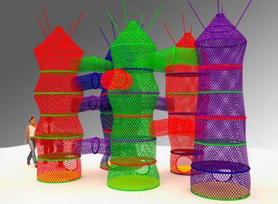 Верёвочный лабиринт «Калейдоскоп Башен»