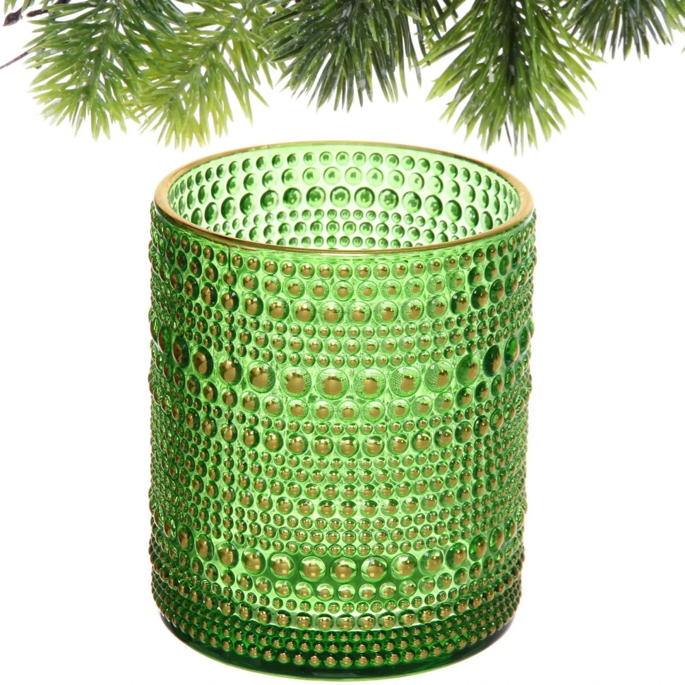 Подсвечник «Хрустальный блеск» 8,5*10 см, Изумруд