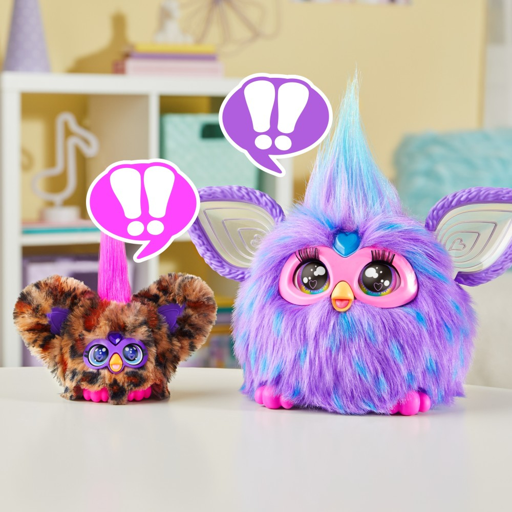 Интерактивная мягкая игрушка Hasbro Furby Furblets F9703 G1697 Чи-Чи Гепард G1697 — фото 6