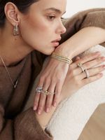 TENNIS SQUARE BRACELET 04