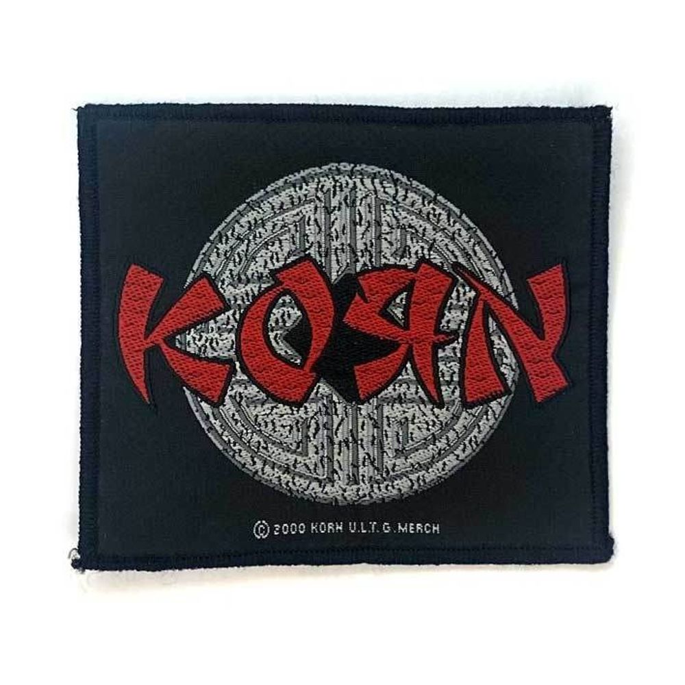 Нашивка Korn Лого красный