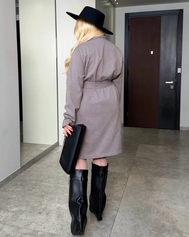 Пальто УК-905-1 Фабрика Моды