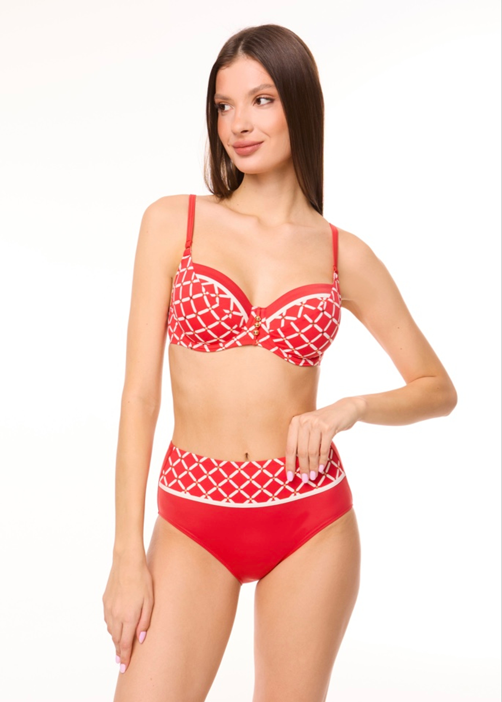 БЮСТГАЛЬТЕР КУПАЛЬНЫЙ MILAVITSA (РИТМИЧНАЯ ГРАФИКА)