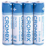 Батарейки алкалиновые "мизинчиковые" комплект 20 шт. CROMEX Alkaline ААА (LR03 24А) в коробке (2 штуки в упаковке)