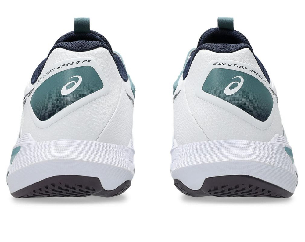 Мужские кроссовки теннисные Asics Solution Speed FF 4 - white/midnight