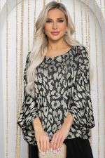 Блуза Шармель (черно-золотая) Б12218-16 LT Collection