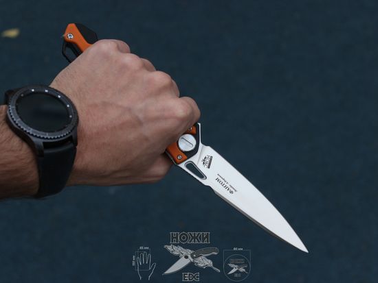 Складной нож НОКС "Фантом" 338-108406 c клинком из стали D2, рукоять G10