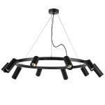 LR020375875 Люстра RULLO 10х50W GU10 ЧЕРНЫЙ (571020+214437-5+214487-5)