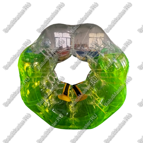 Бампербол «Желто-прозрачный» ПВХ, диаметр 1 м