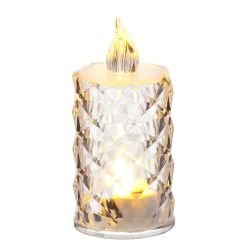 GAEM Изделие декоративное "Свеча" (подсветка, 3xLR54) (блок 24шт), L3,5 W3,5 H8 см