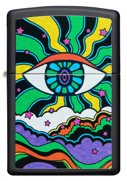 Зажигалка ZIPPO Black Light Eye Design 49699