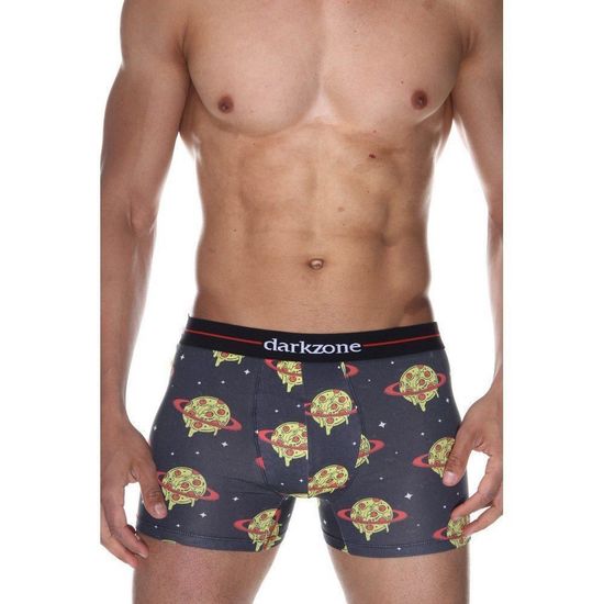 Трусы мужские боксеры темно-серые с принтом DARKZONE DZN2074