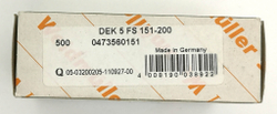 Маркер для клемм 5х5мм dekafix 5 FS 151-200 (500шт.) Weidmuller 0473560151