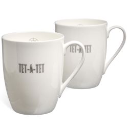 НАБОР КРУЖЕК LEFARD "TET-A-TET" 2 ШТ. 440 МЛ (КОР=24НАБ.)