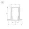 Профиль Arlight SL-MINI-8-H12-F12-2000 ANOD 023715