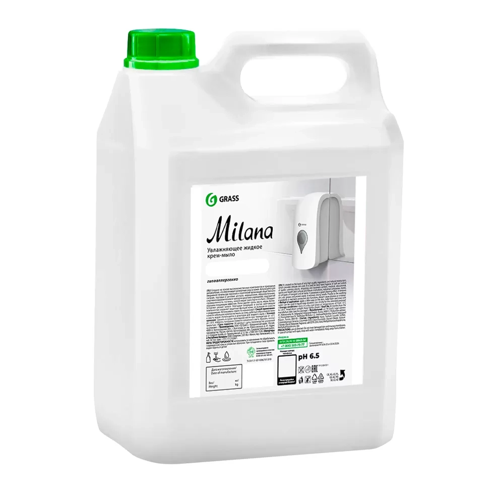 Жидкое крем-мыло MILANA жемчужное 5 кг