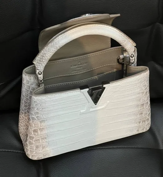 Сумка Louis Vuitton Capucines Mini белый