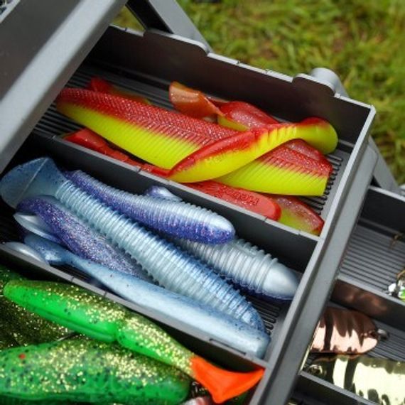 Ящик для снастей NISUS Tackle Box трехполочный зеленый (N-TB-3-G)